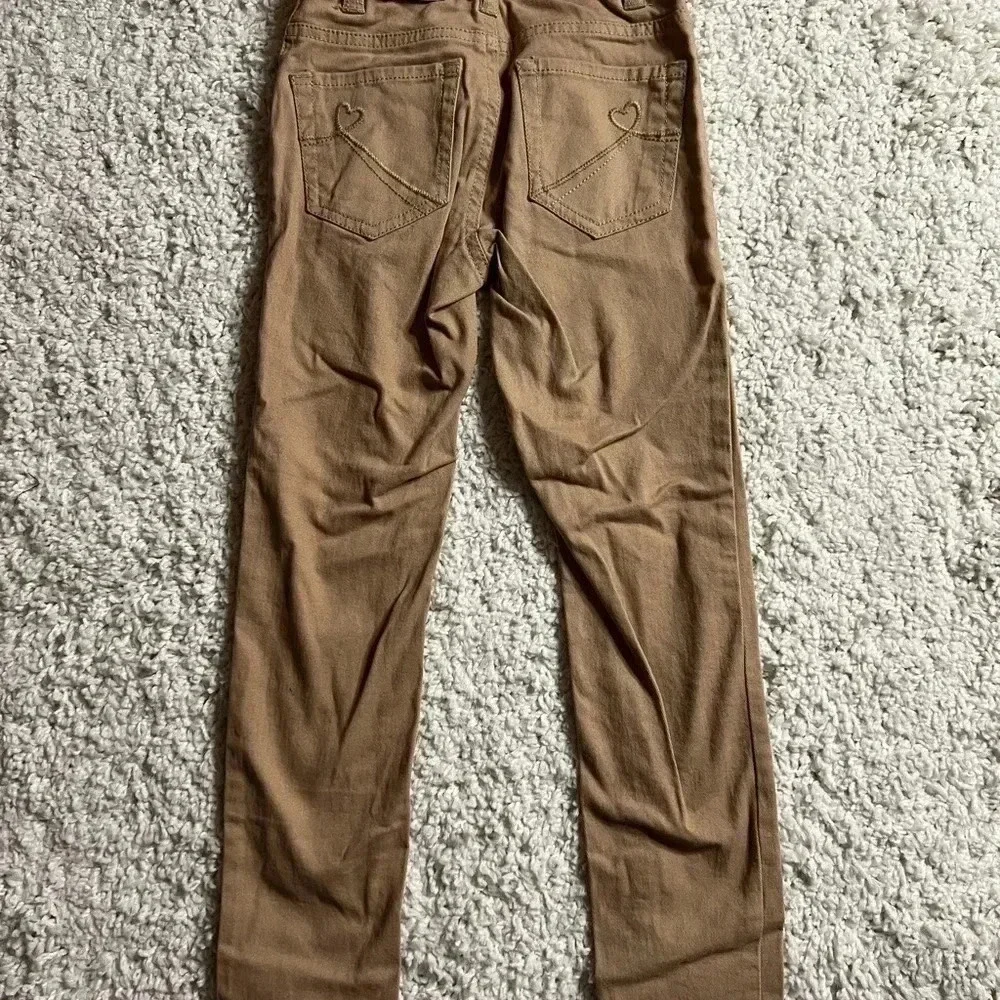 GIRLS CHILDREN’S PLACE JEGGINGS SIZE 5 KHAKI NWT